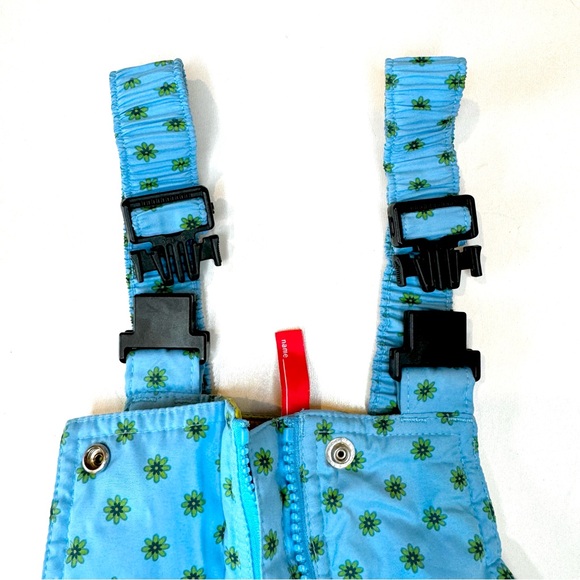 Hanna Andersson Winterwear Snow Overalls - Size 100 Girls US 4 Floral Print - Picture 13 of 16